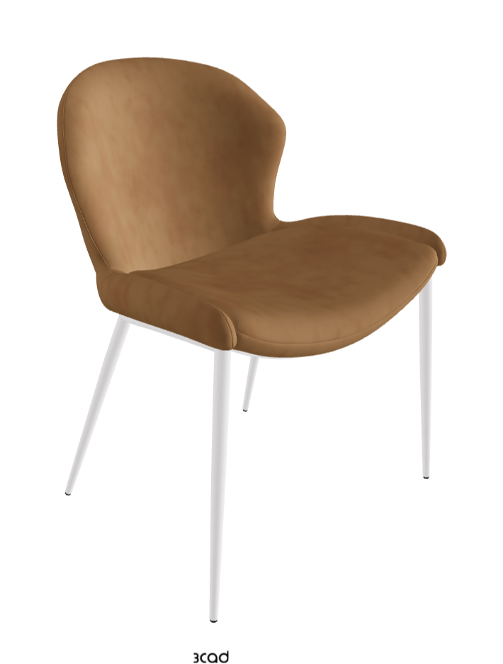 Rachel ML Dining Armchair_Pearl Embossed_Micro Nubuk_Almond