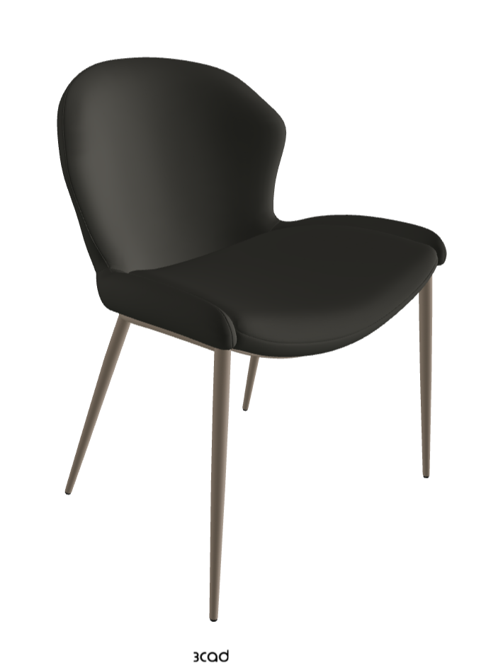 Rachel ML Dining Armchair_Titanium Embossed_Synthetic Leather_London