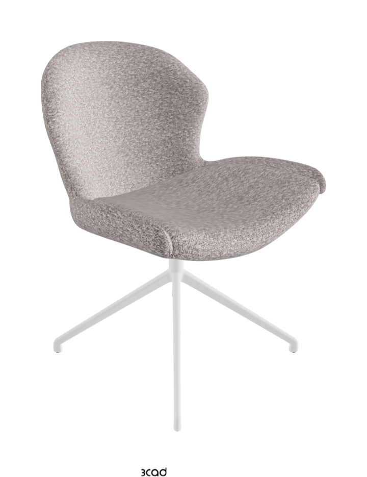 Cattelan Italia Rachel Turn Swivel Dining Armchair – Fabric
