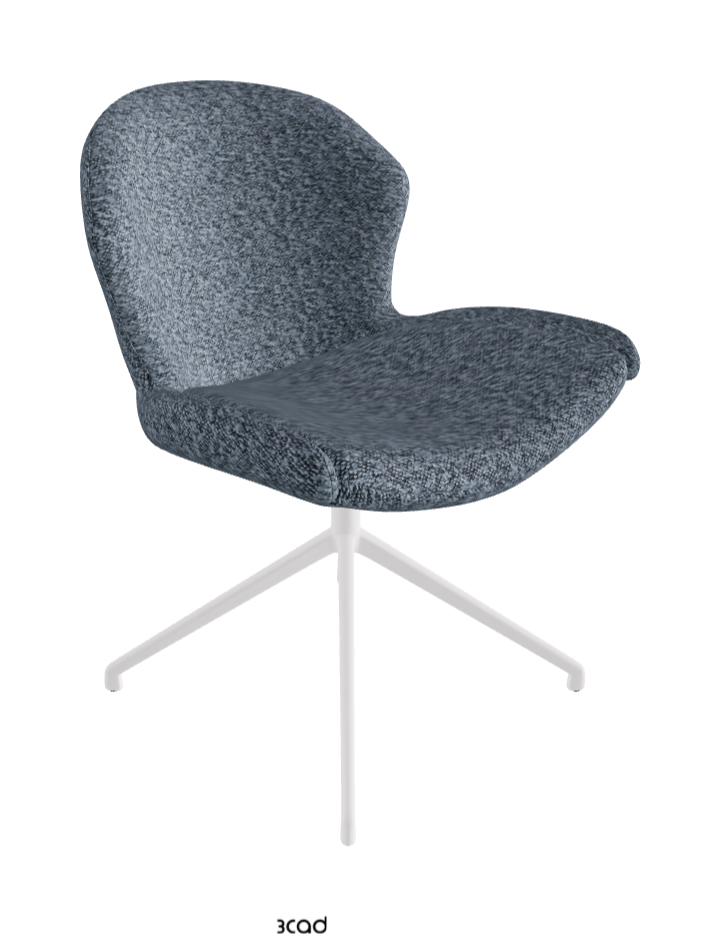Cattelan Italia Rachel Turn Swivel Dining Armchair – Fabric