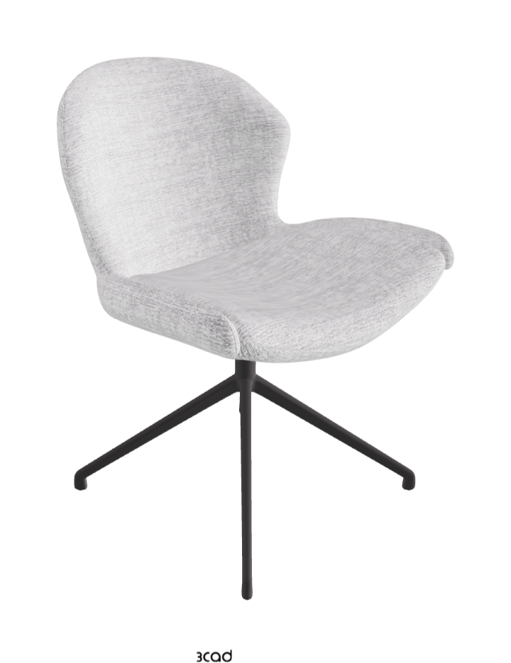 Cattelan Italia Rachel Turn Swivel Dining Armchair – Fabric