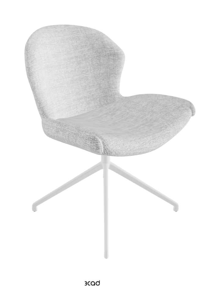 Cattelan Italia Rachel Turn Swivel Dining Armchair – Fabric