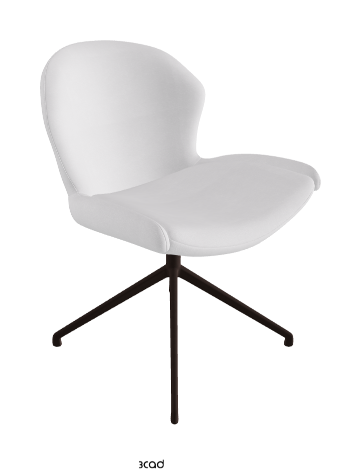 Cattelan Italia Rachel Turn Swivel Dining Armchair – Fabric