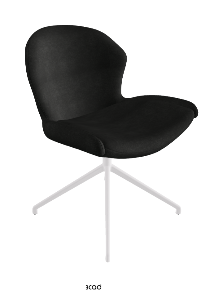 Cattelan Italia Rachel Turn Swivel Dining Armchair – Fabric