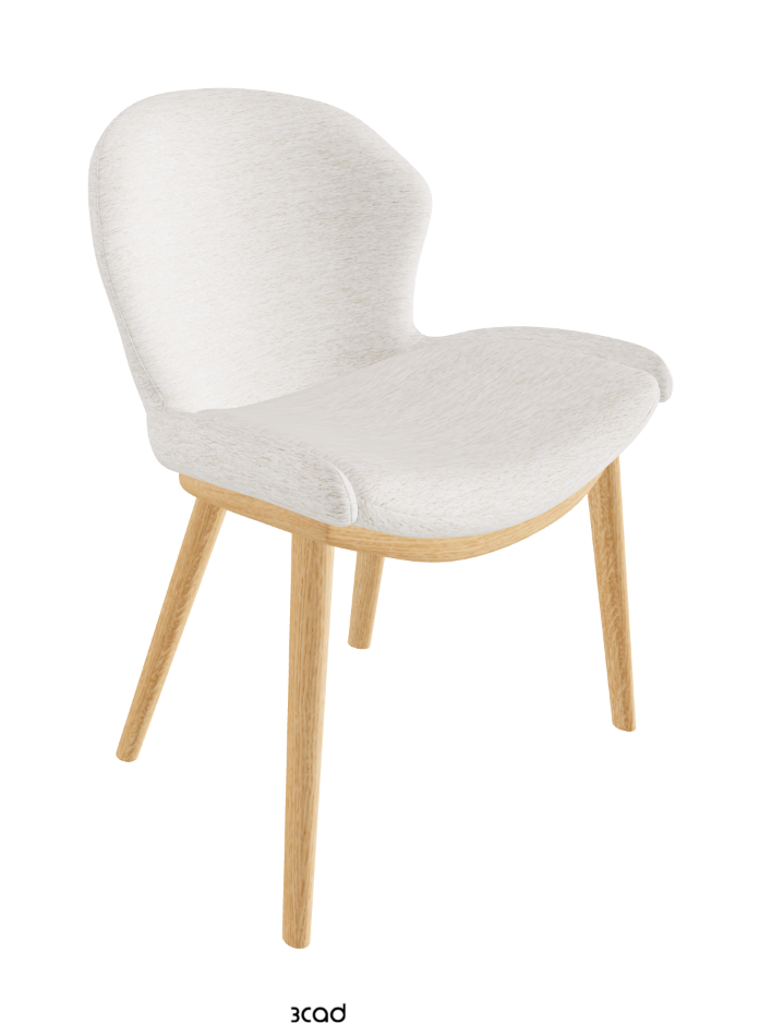 Rachel Wood Dining Armchair_Natural Ashwood_Fabric_B730