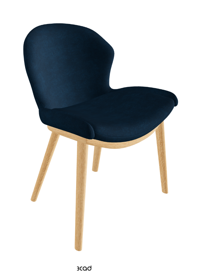 Rachel Wood Dining Armchair_Natural Ashwood_Fabric_B929