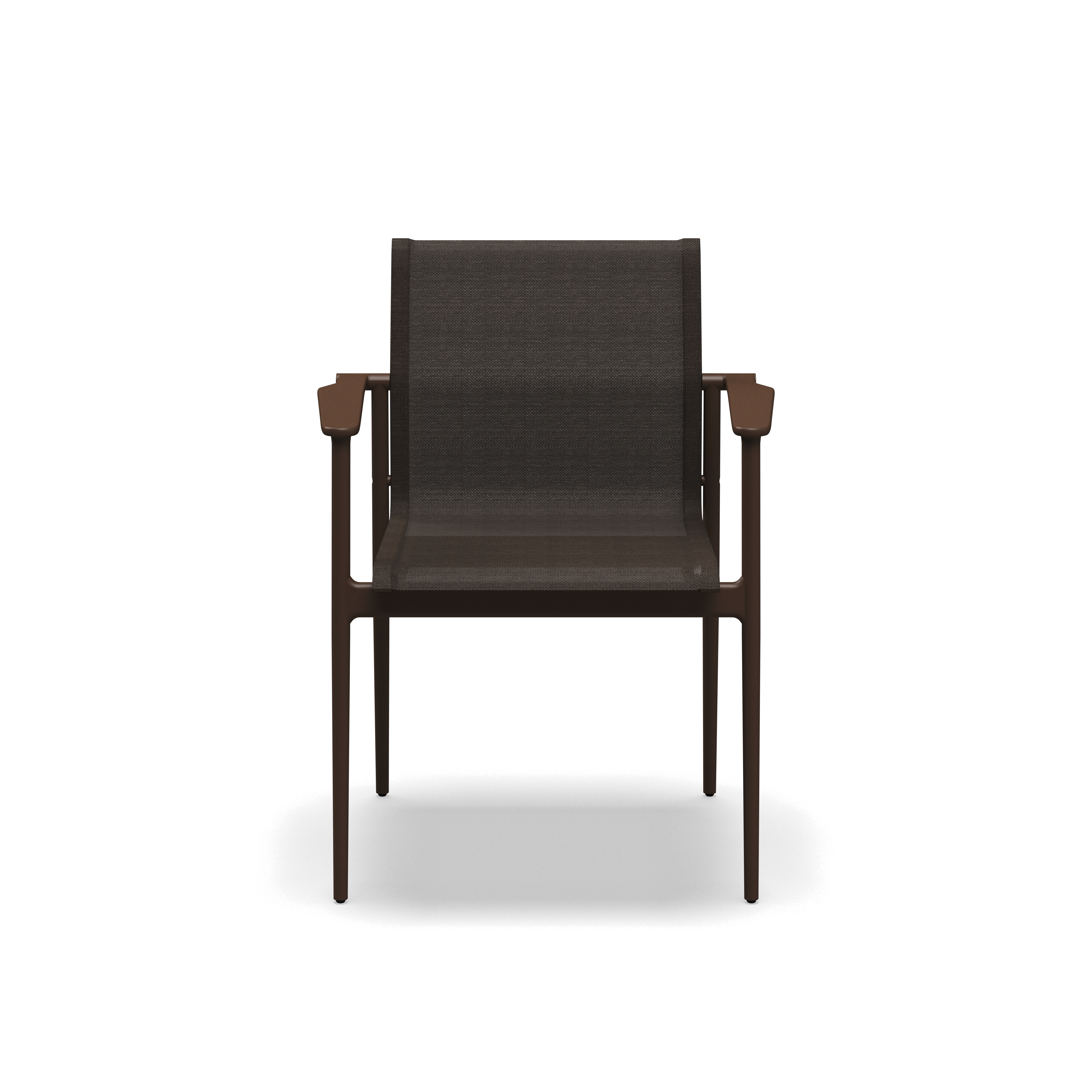 Gloster 180 Stacking Chair with Aluminium Arms