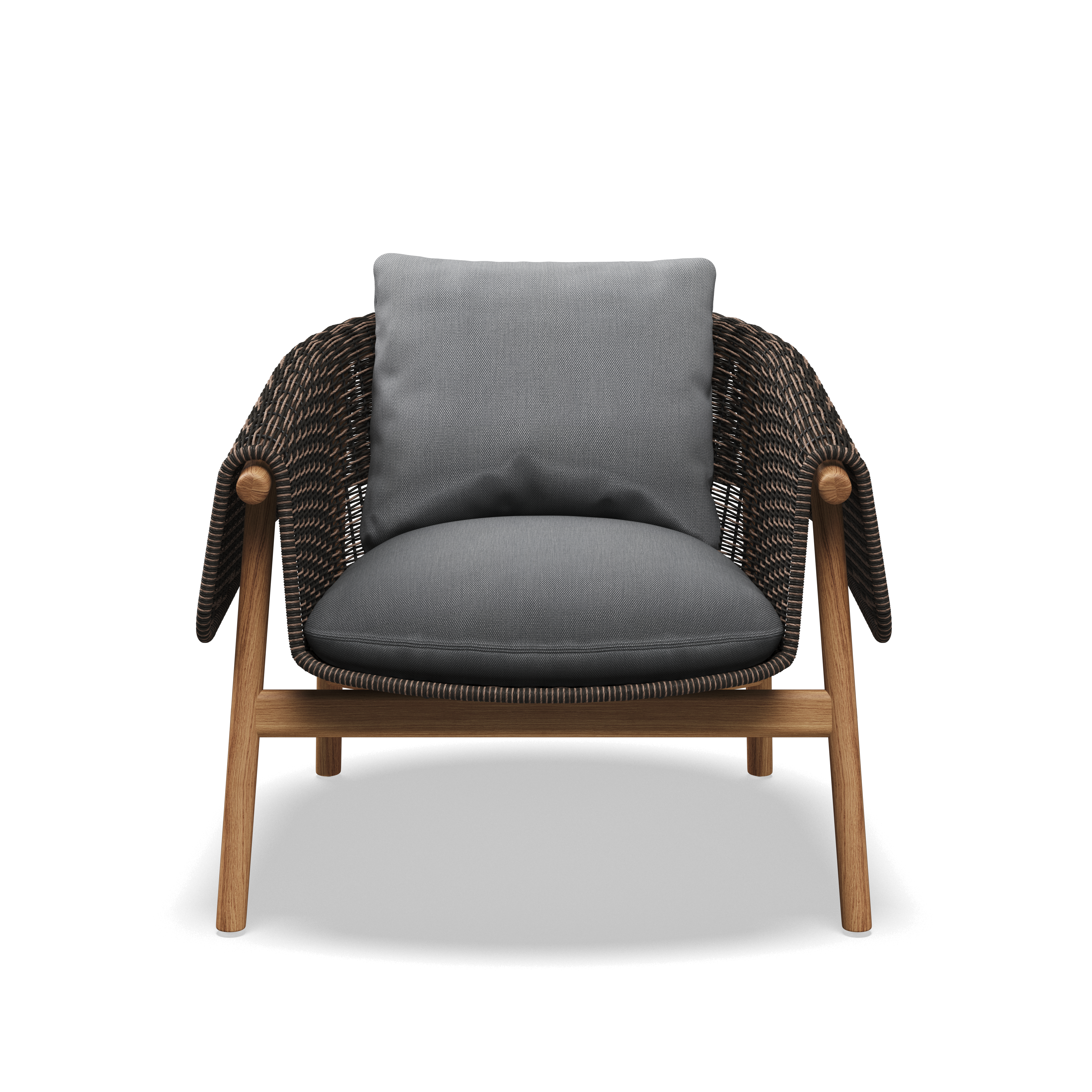 Gloster Wrap Teak Lounge Chair
