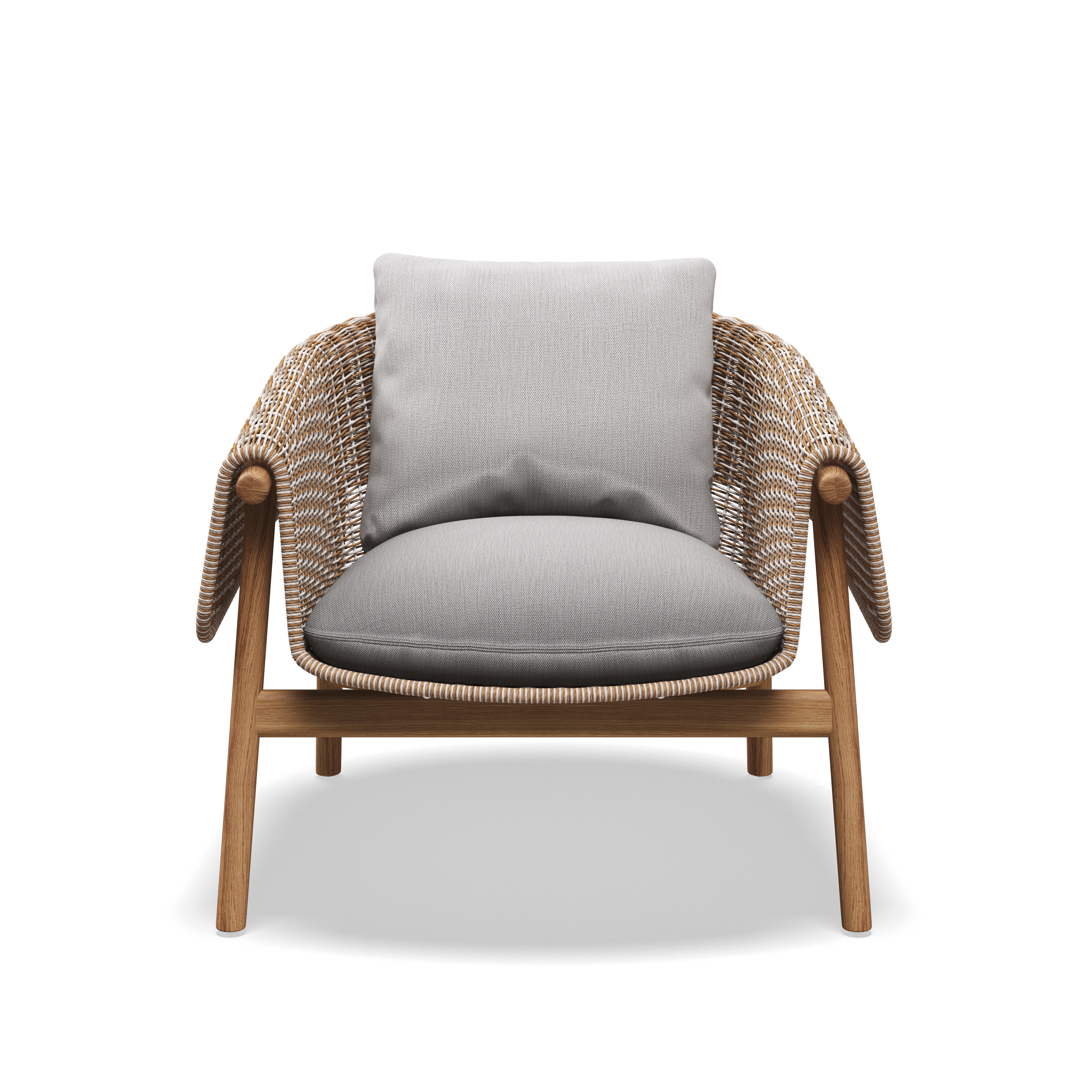 Gloster Wrap Teak Lounge Chair