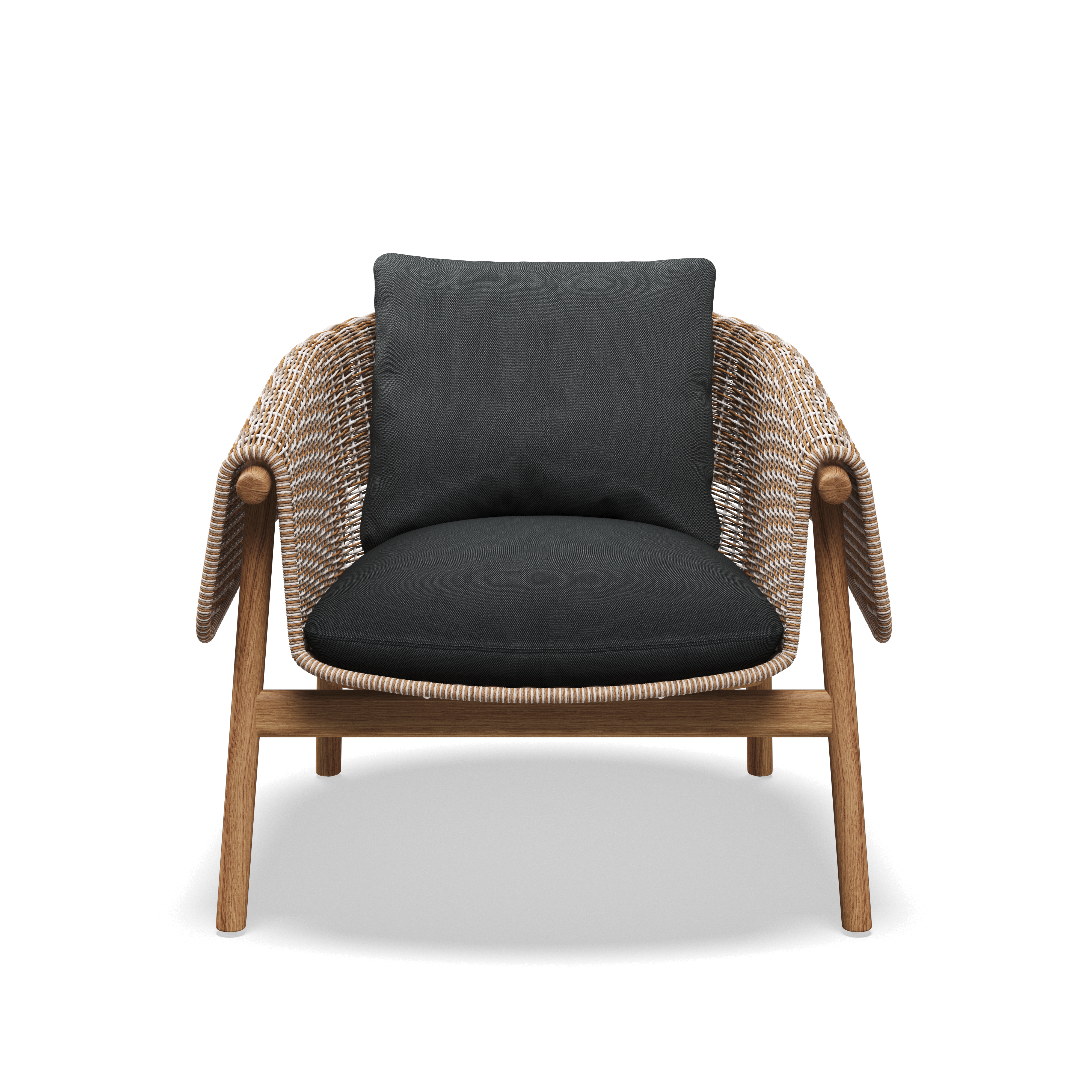 Gloster Wrap Teak Lounge Chair