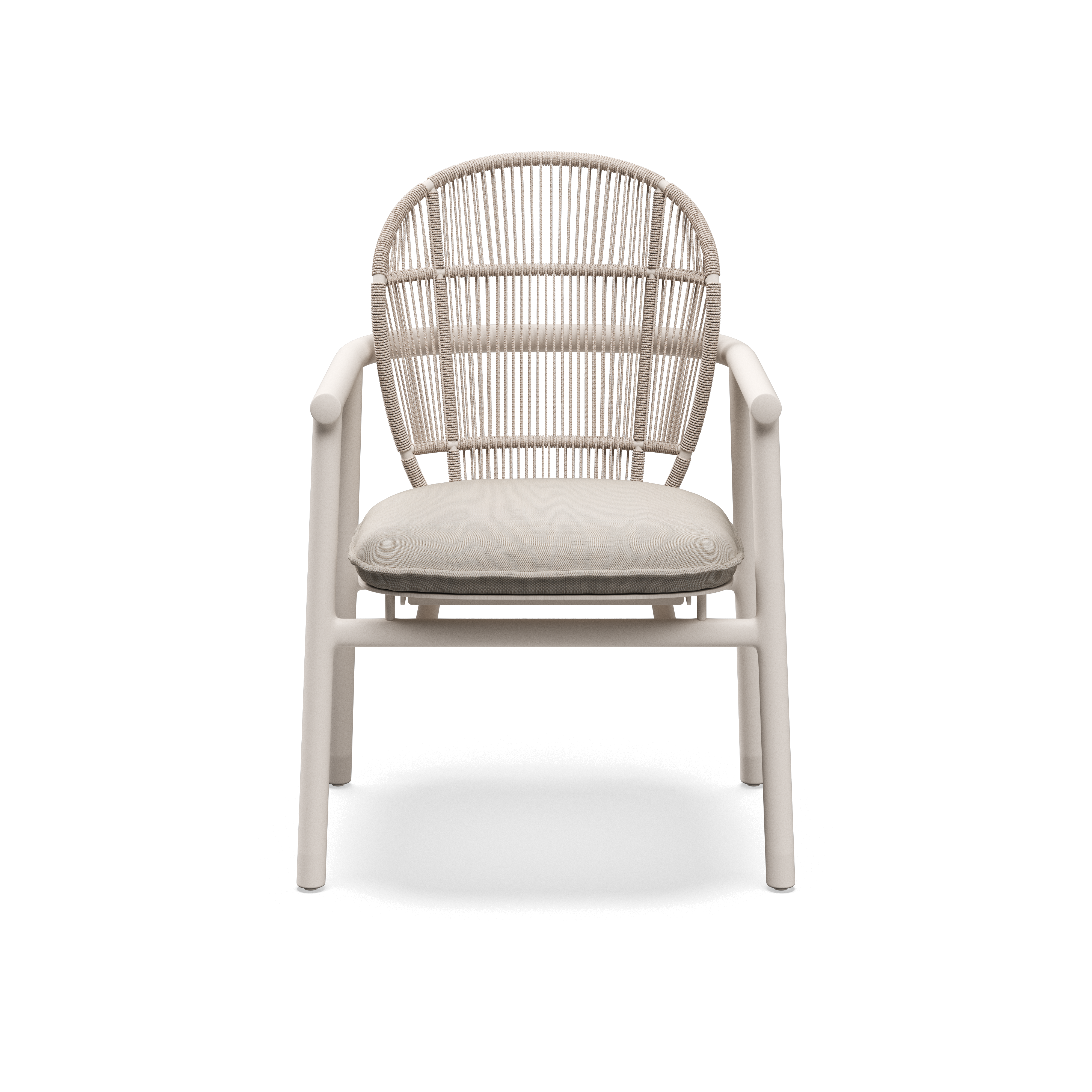 Gloster Fern Aluminium Dining Chair with Arms