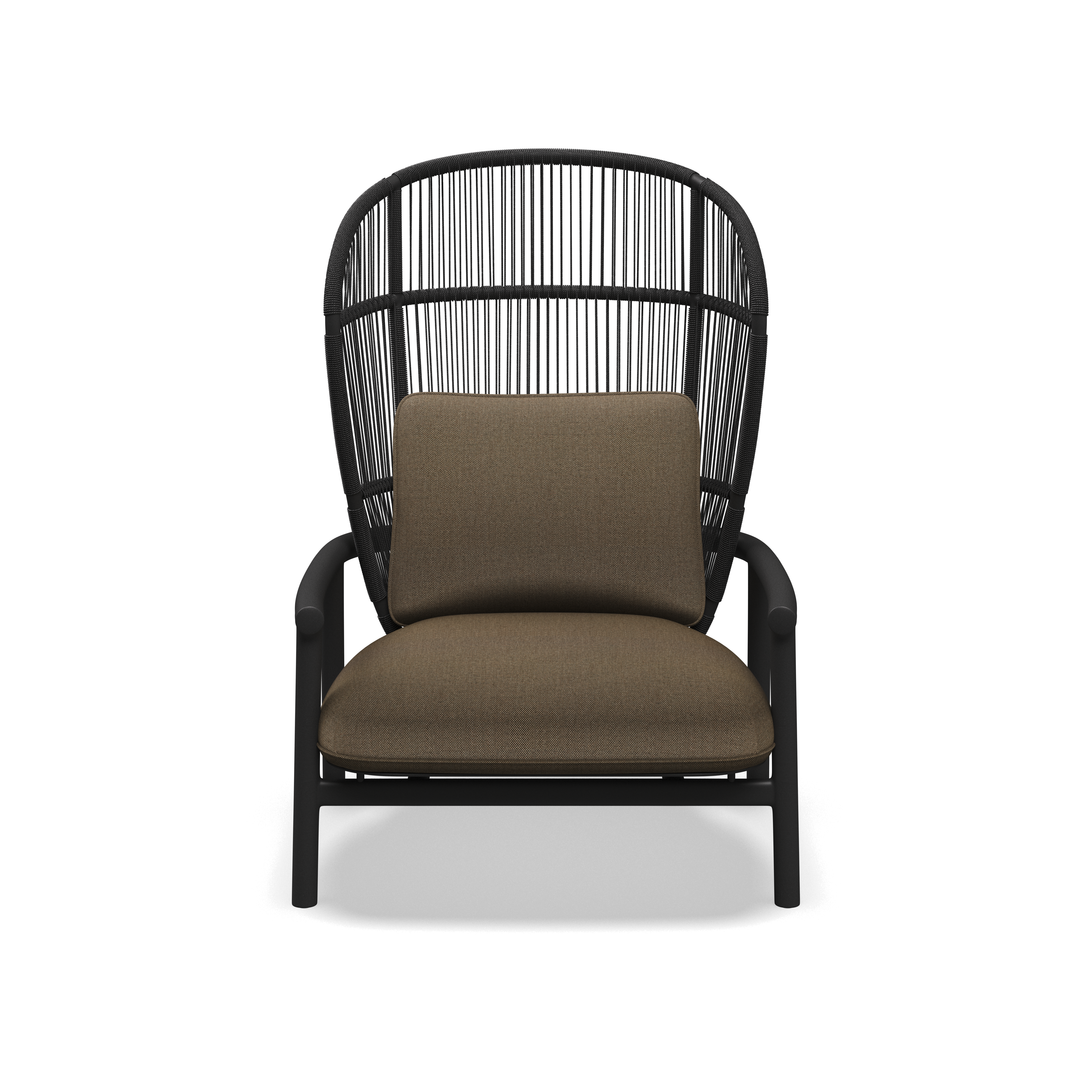 Gloster Fern Aluminium High Back Lounge Chair