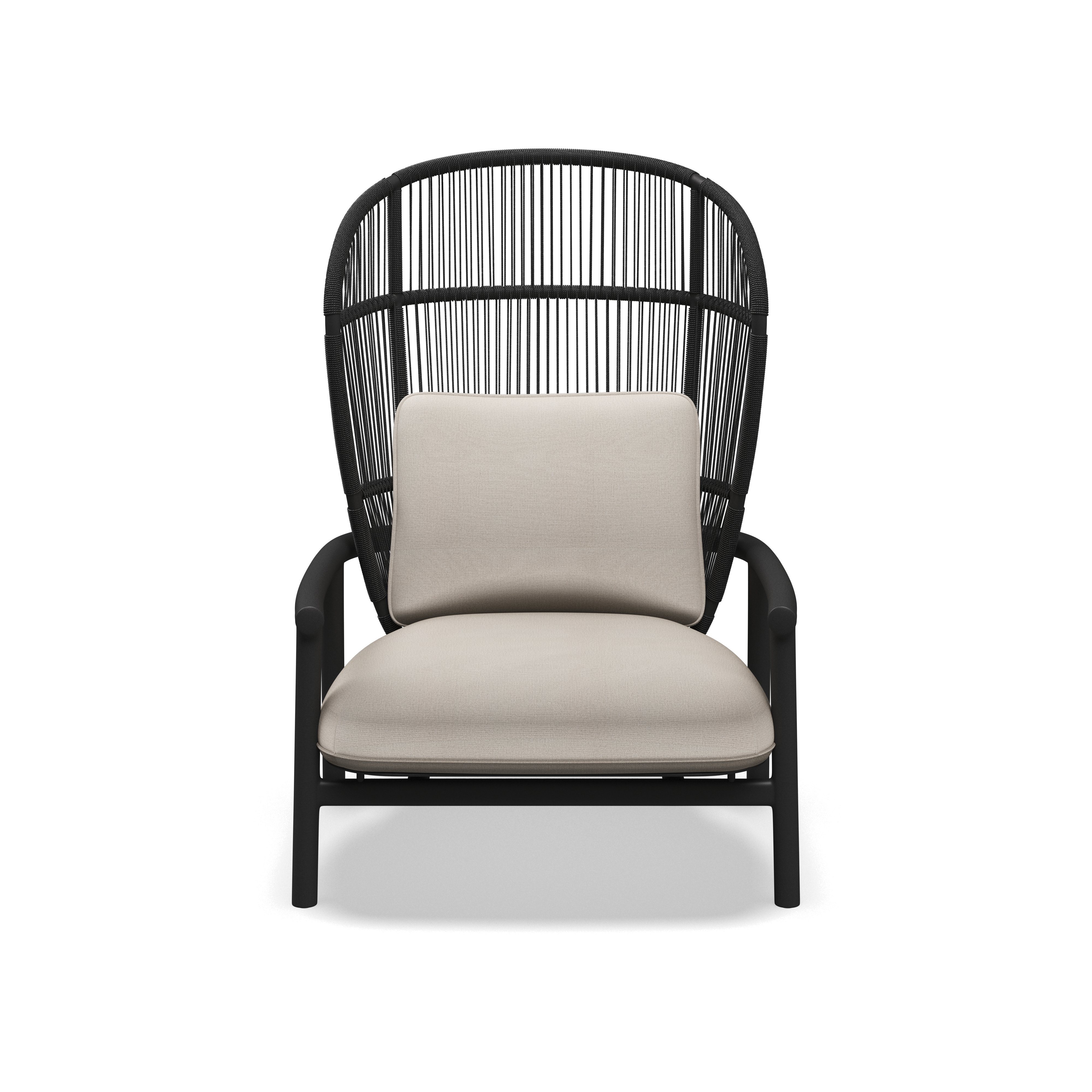 Gloster Fern Aluminium High Back Lounge Chair
