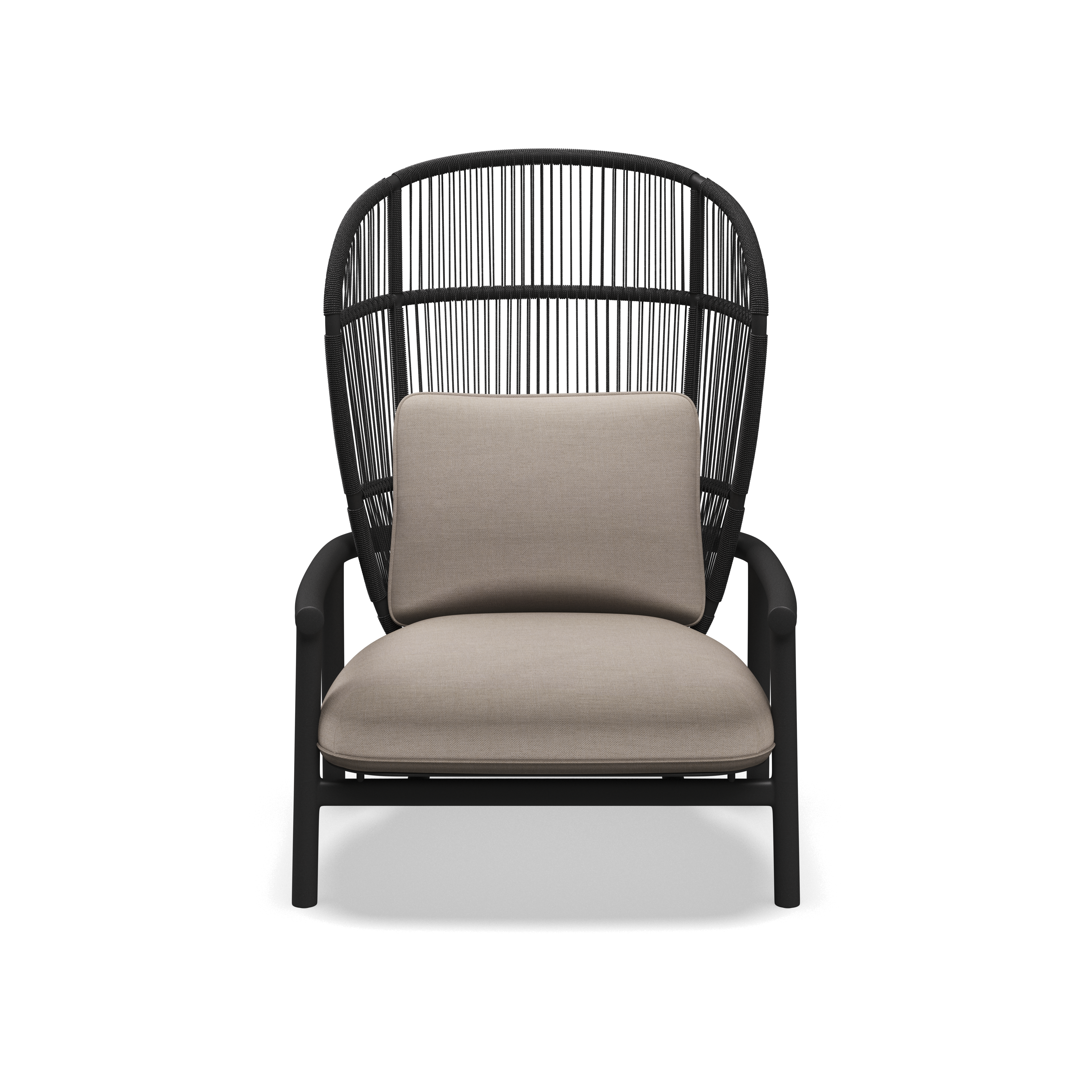 Gloster Fern Aluminium High Back Lounge Chair