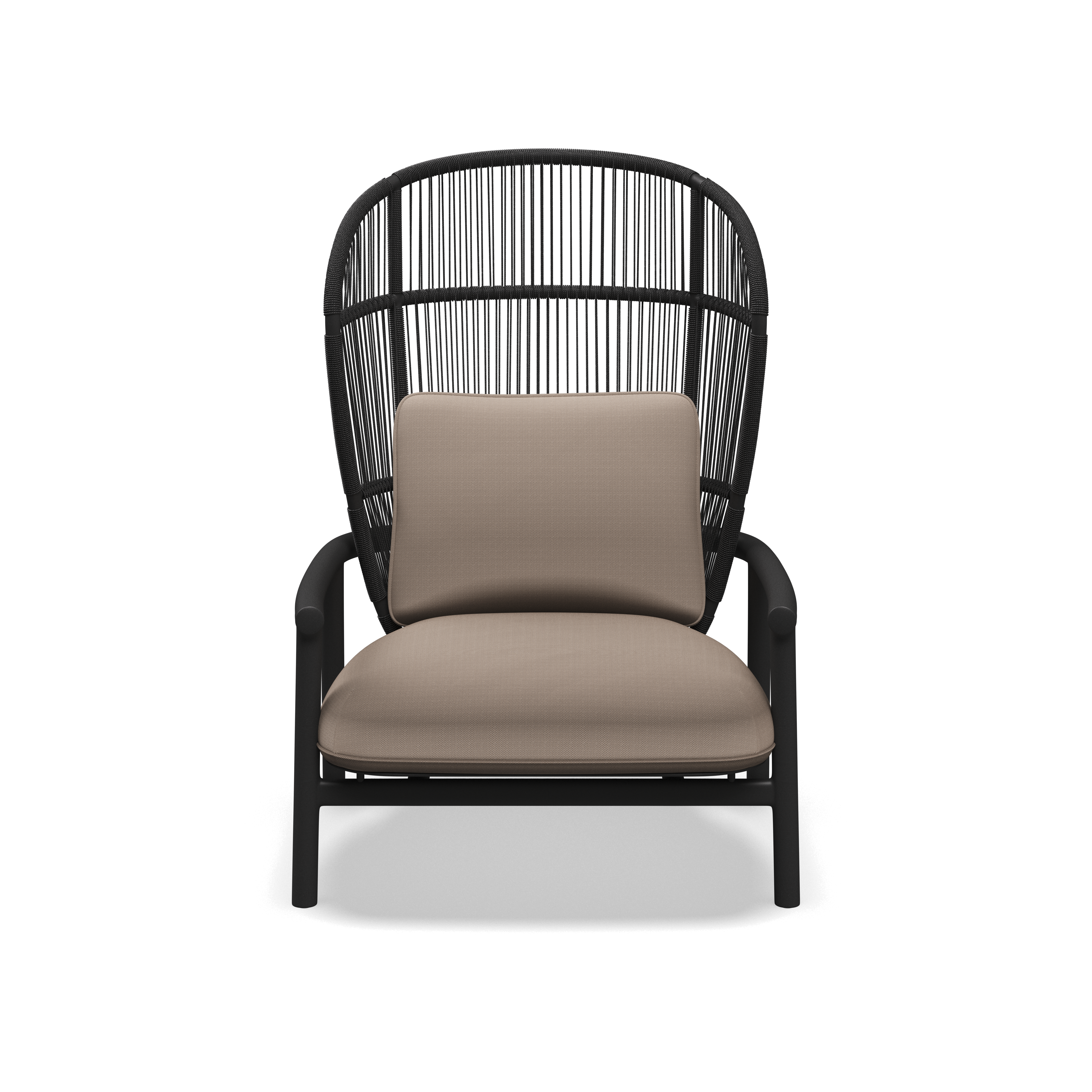 Gloster Fern Aluminium High Back Lounge Chair