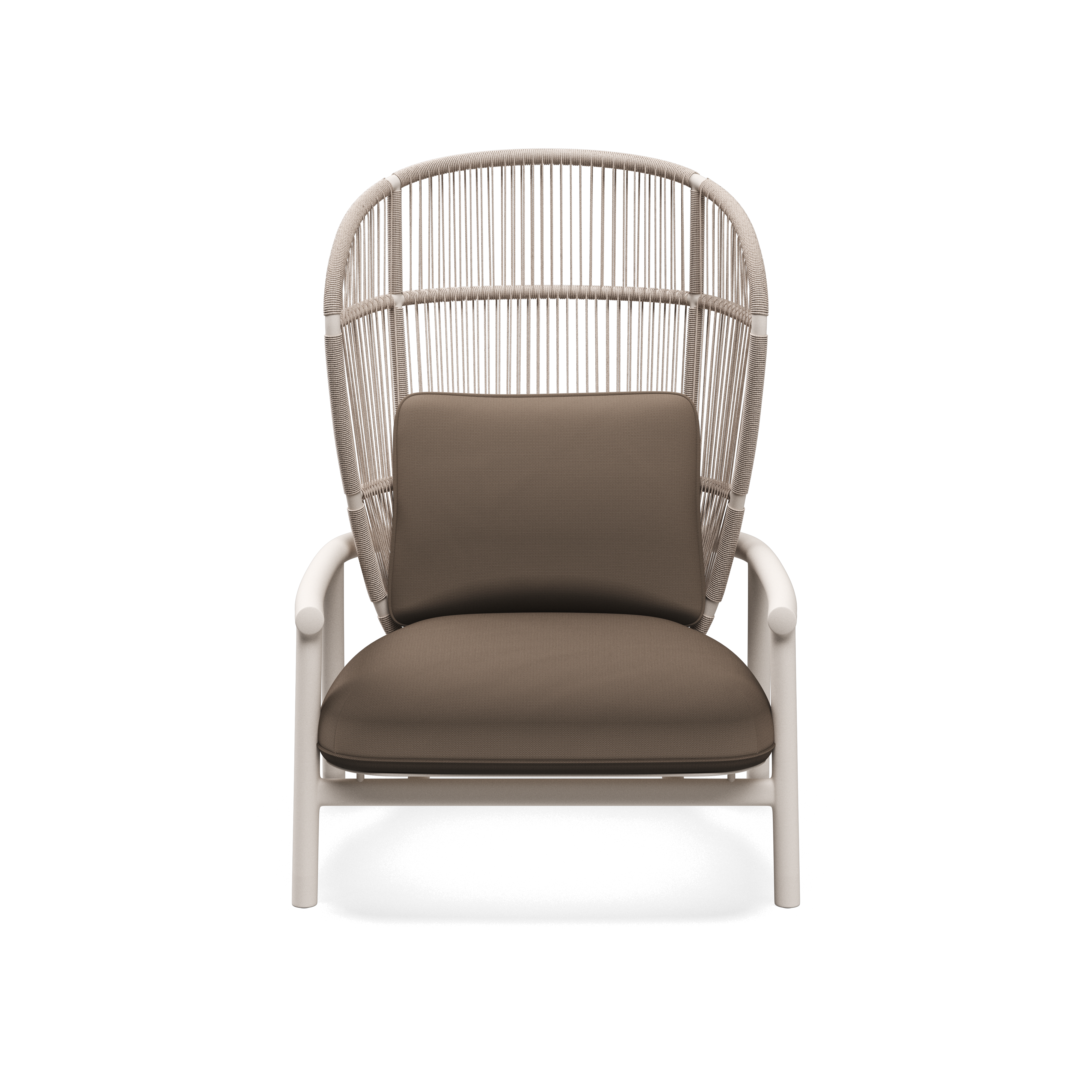 Gloster Fern Aluminium High Back Lounge Chair