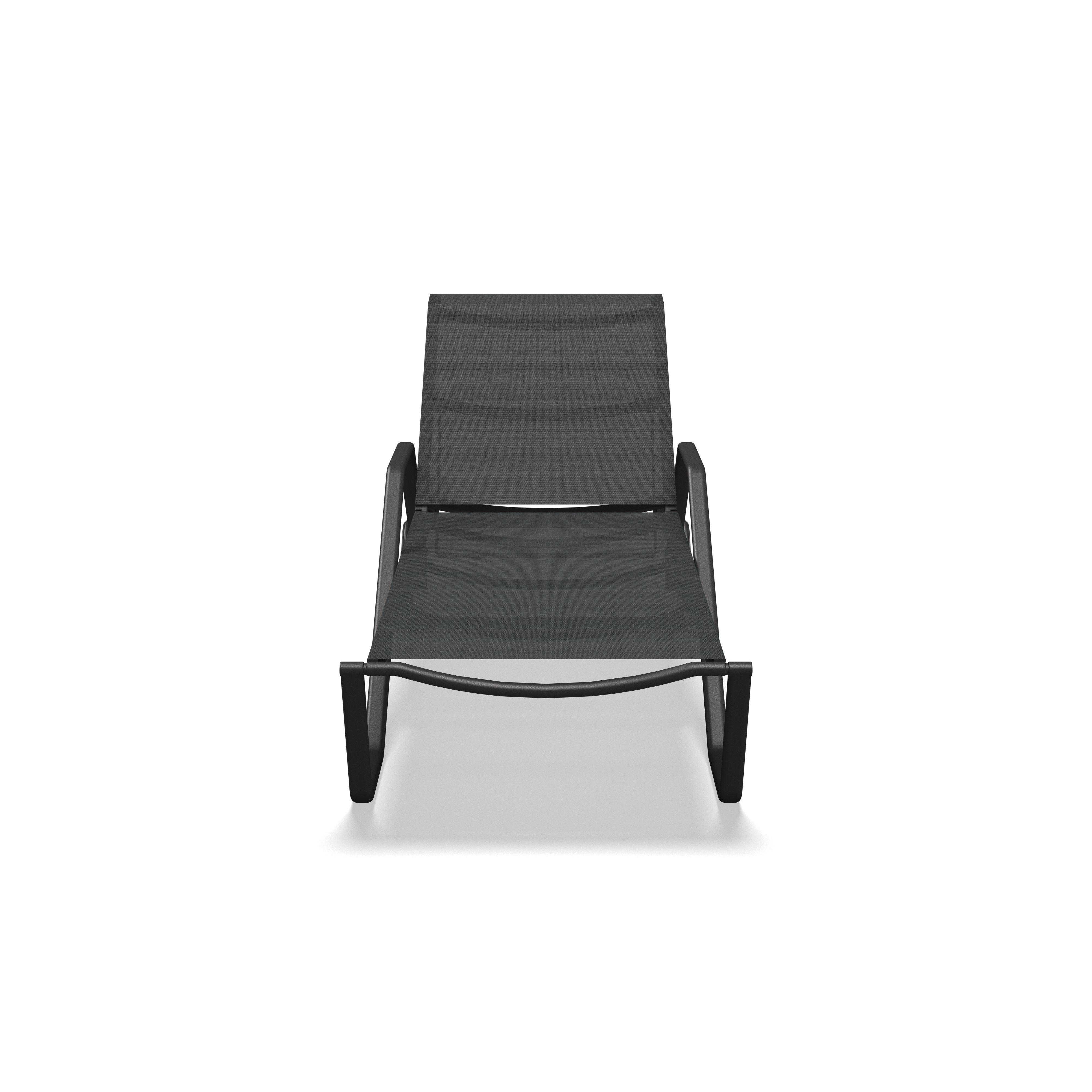 Gloster 180 Stacking Lounger with Aluminium Arms