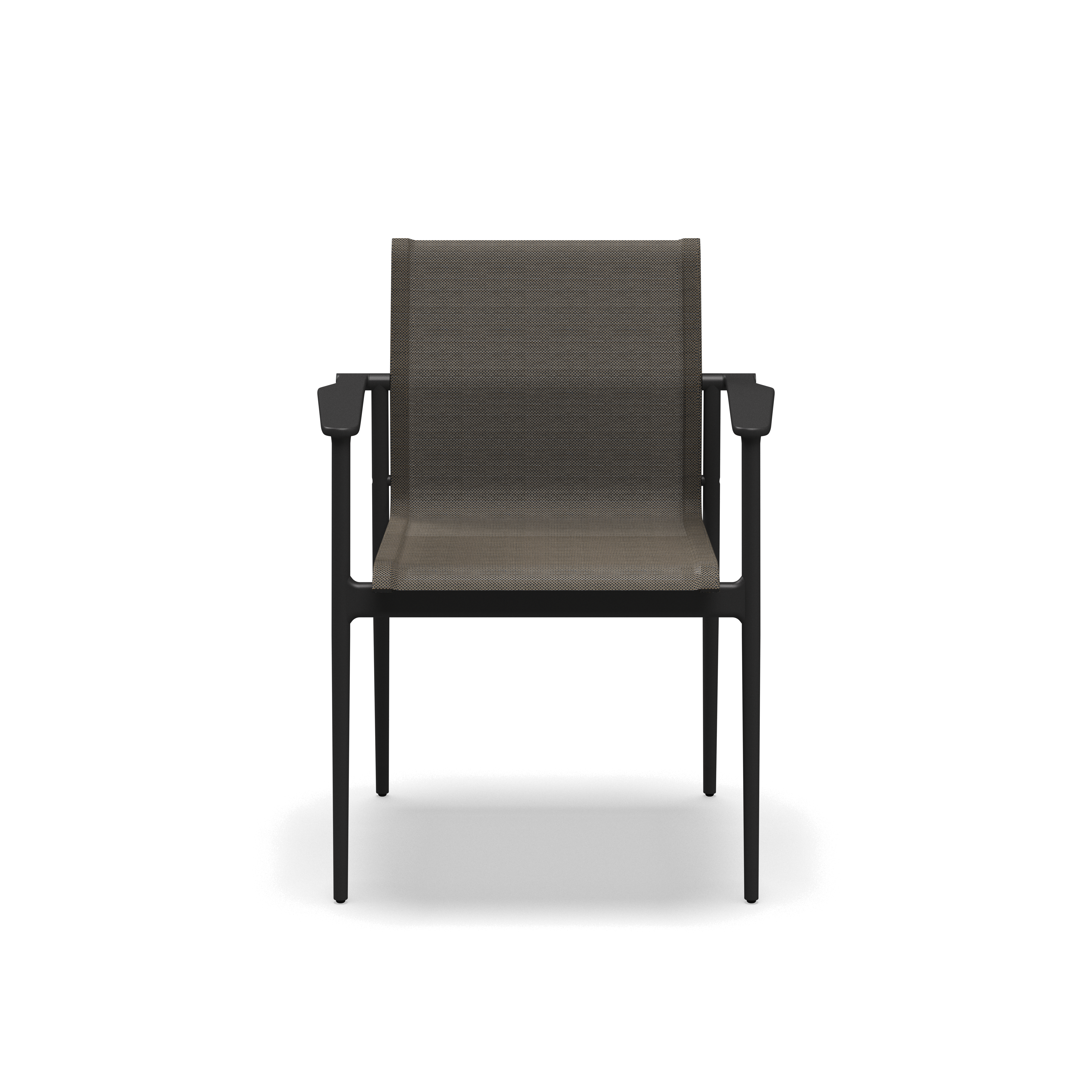 Gloster 180 Stacking Chair with Aluminium Arms