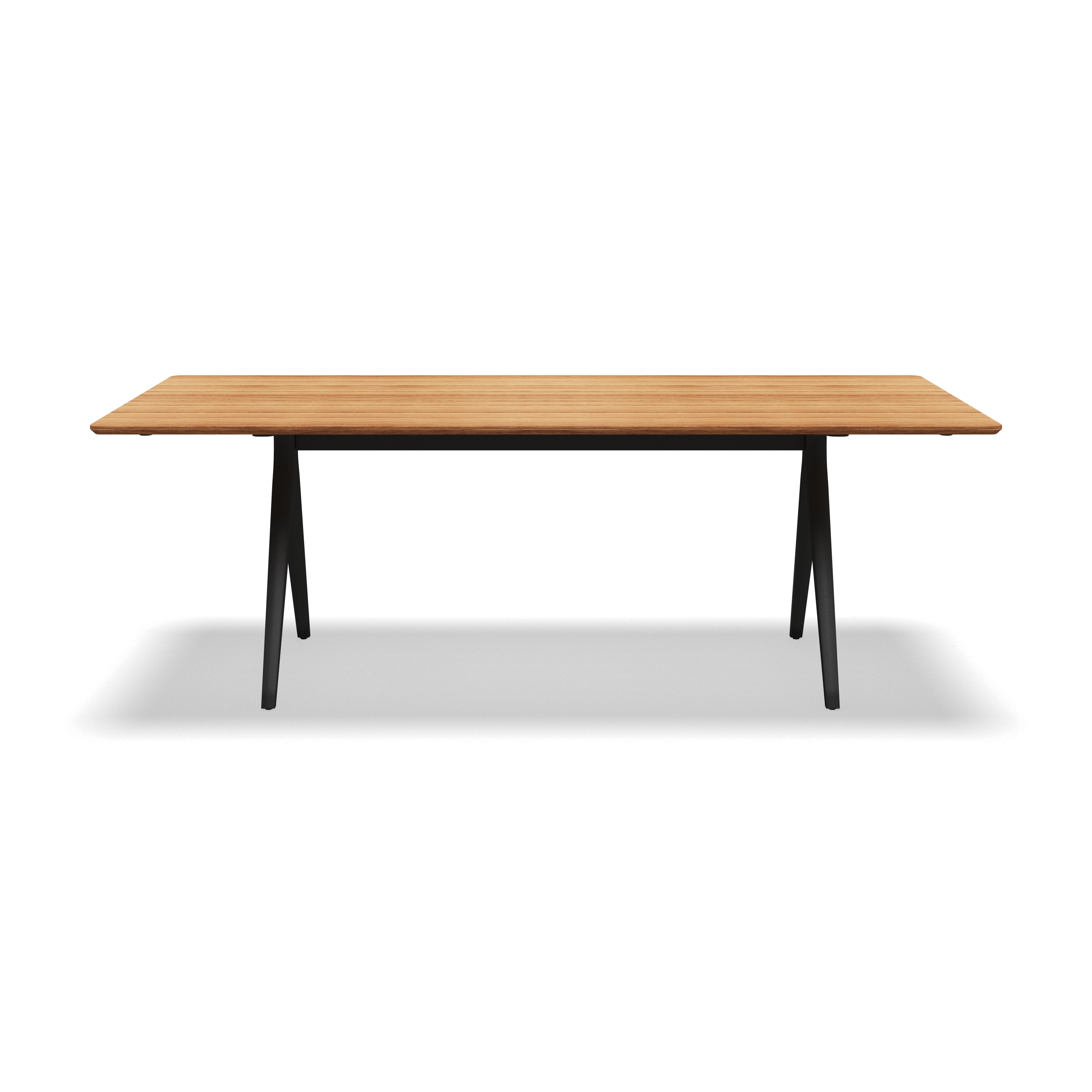 Gloster Split 220cm Dining Table with Teak Top