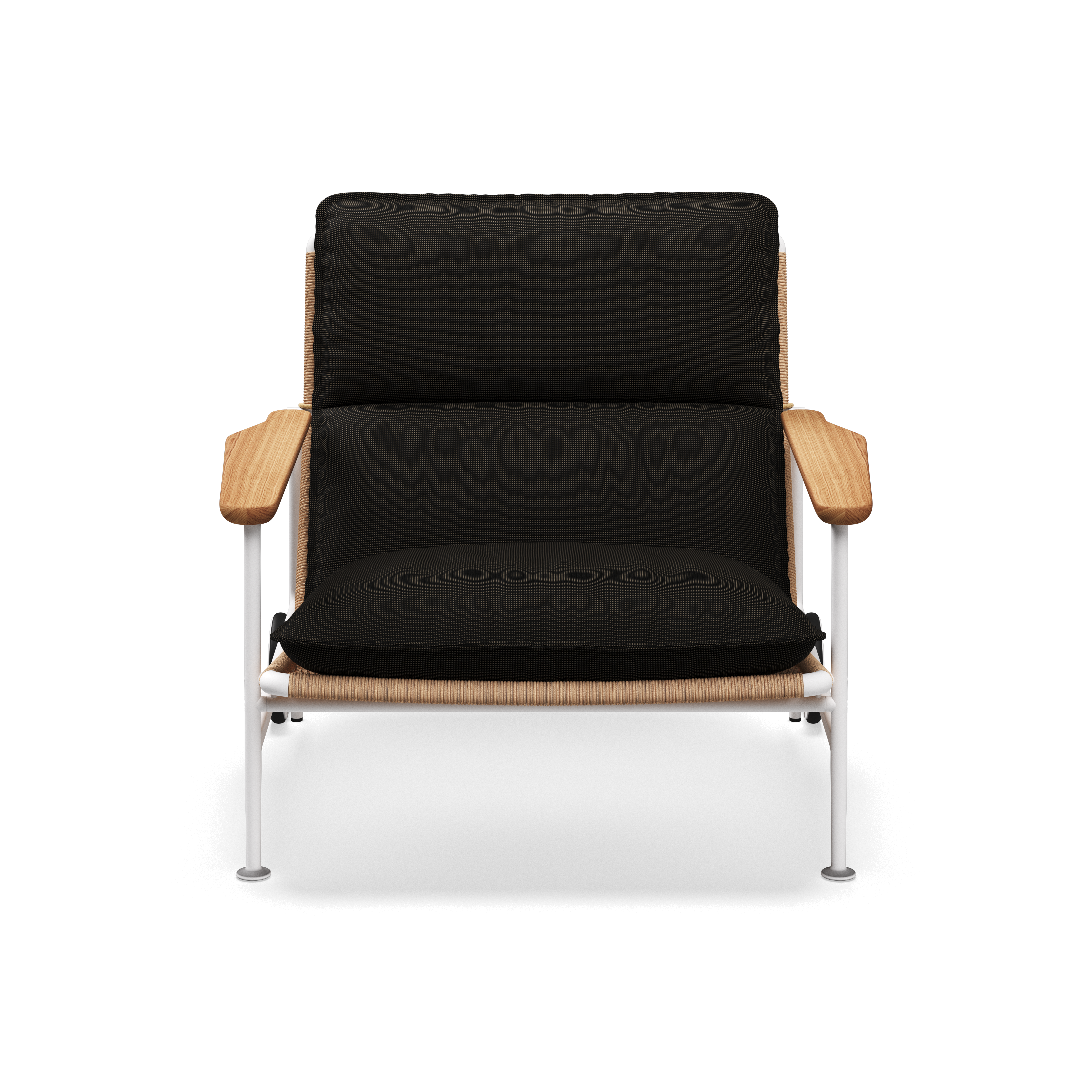 Gloster Zenith Lounge Chair with Teak Arms