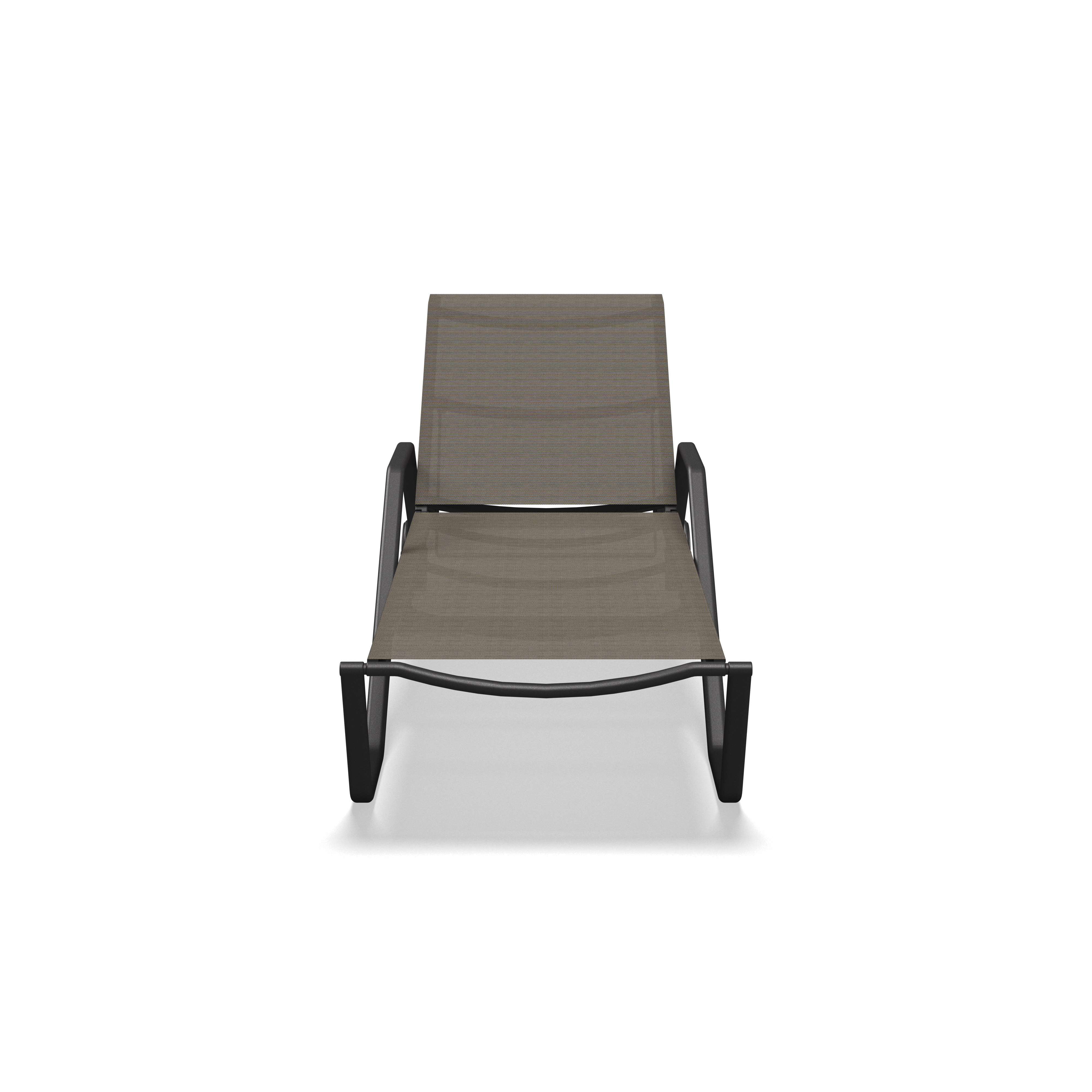 Gloster 180 Stacking Lounger with Aluminium Arms