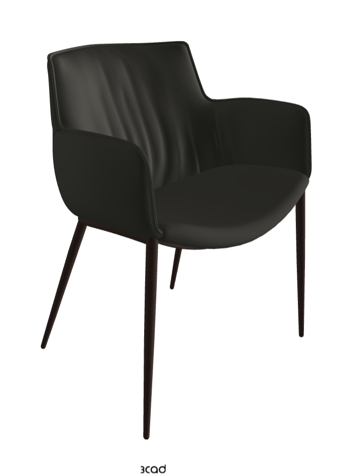 Rhonda Dining Armchair_Bronze Embossed_Synthetic Leather_London