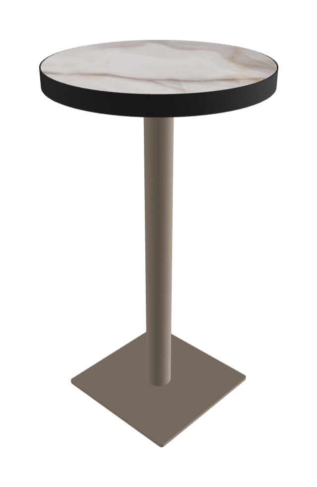 Diameter 60 x Height 105 cm_Alabastro_Titanium Embossed_Black Embossed