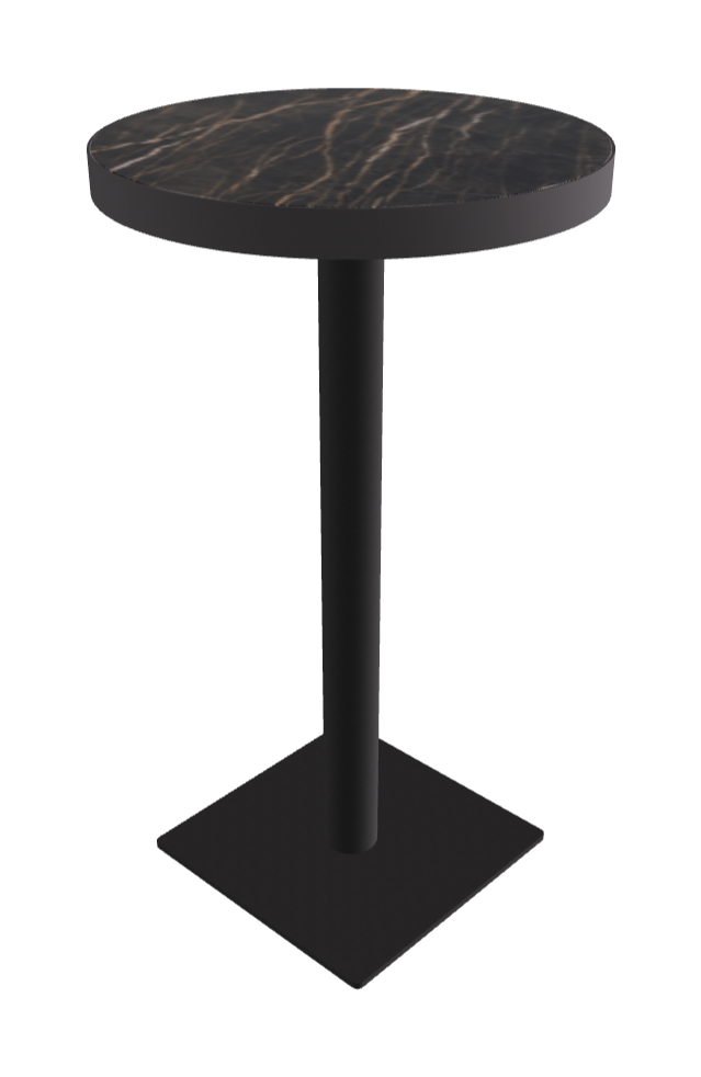 Diameter 60 x Height 105 cm_Glossy Portoro_Black Embossed_Graphite Embossed