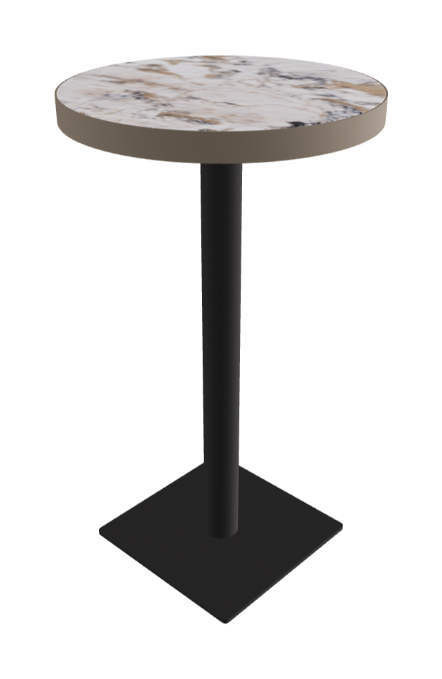 Diameter 60 x Height 105 cm_Makalu_Black Embossed_Titanium Embossed