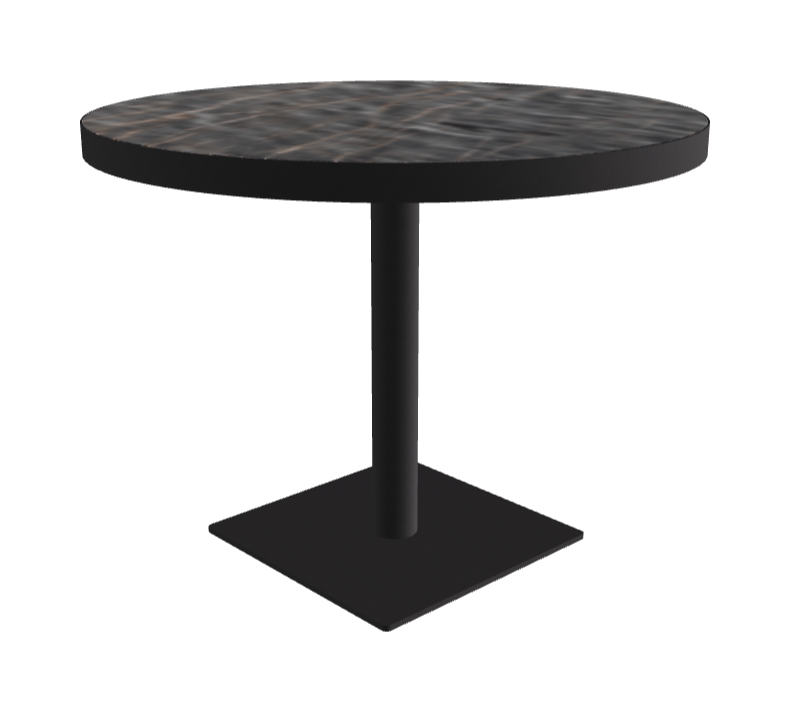 Diameter 99 x Height 75 cm_Matt Portoro_Black Embossed_Black Embossed