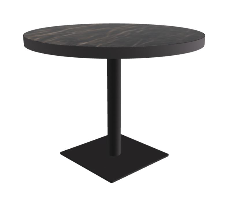 Diameter 99 x Height 75 cm_Glossy Portoro_Black Embossed_Graphite Embossed
