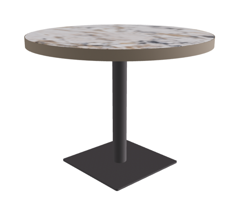 Diameter 99 x Height 75 cm_Makalu_Graphite Embossed_Titanium Embossed