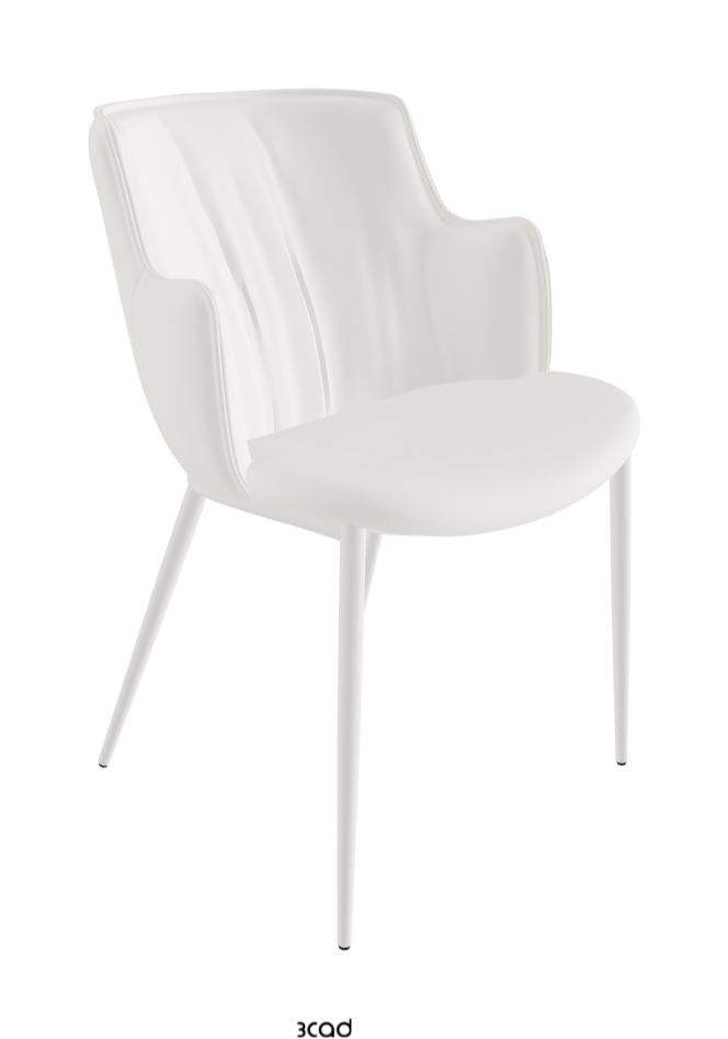 Rihanna ML Dining Armchair_Pearl Embossed_Soft Leather_Palladio