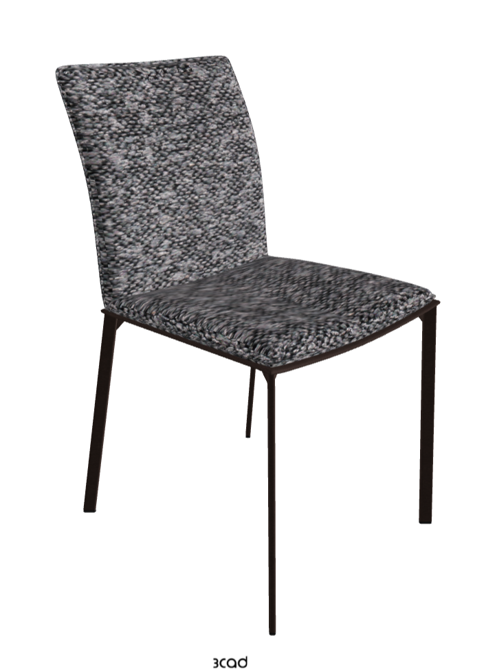 Rita Dining Chair_Bronze Embossed_Fabric_B244