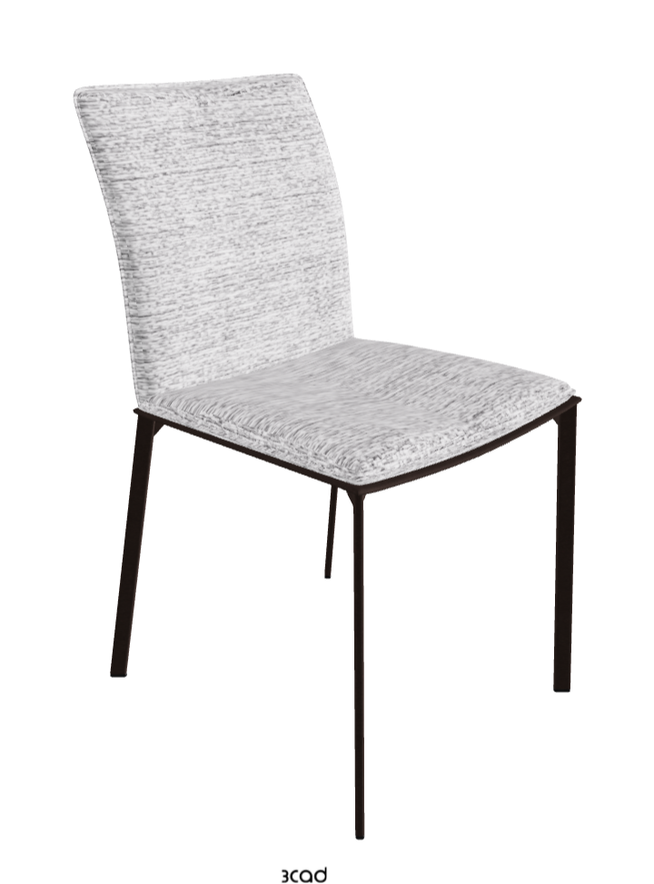 Rita Dining Chair_Bronze Embossed_Fabric_B810