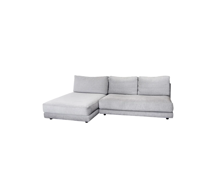 Cane-line Scale Indoor 2-seater right sofa with single daybed