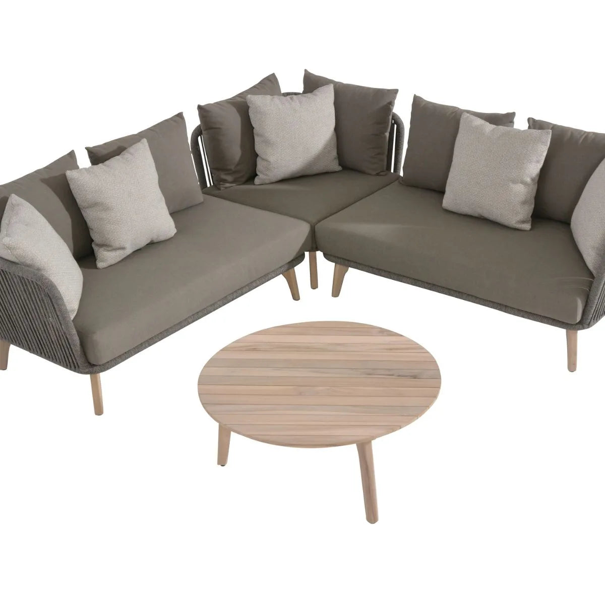 4 Seasons Outdoor Santander Corner Sofa Set With Gabor Coffee Table