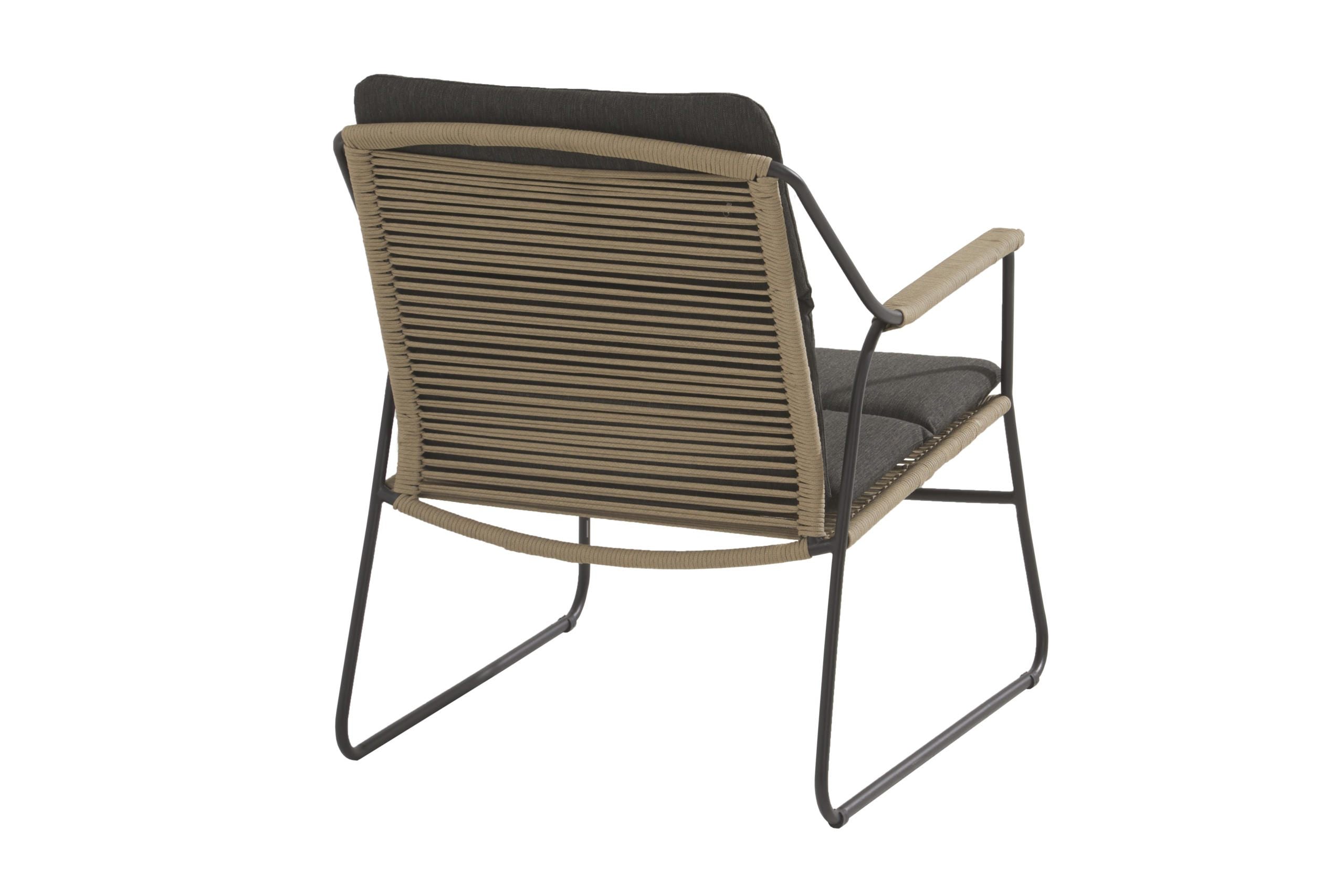 4 Seasons Outdoor Scandic Lounge Set With Axel Triangular Coffee Tables