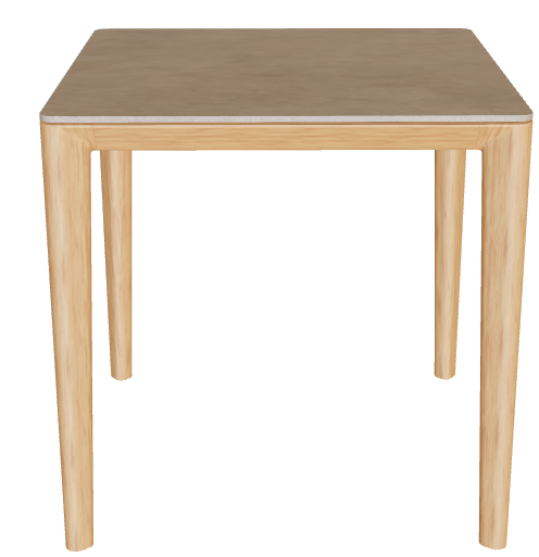 Royal Botania U-Nite Dining table 75 x 75 cm