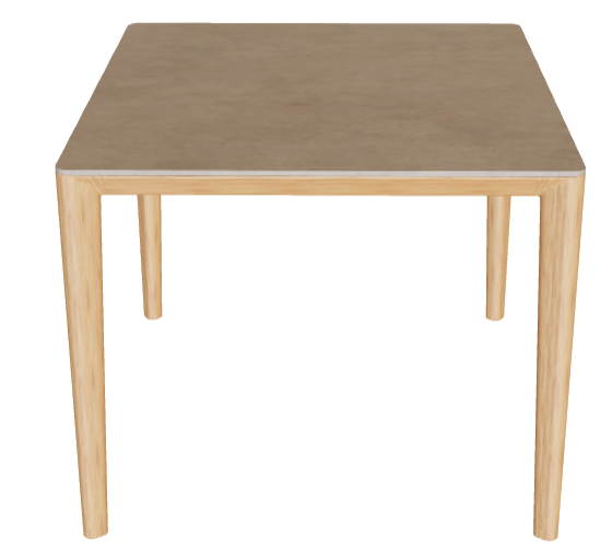 Royal Botania U-Nite Dining table 100 x 90 cm