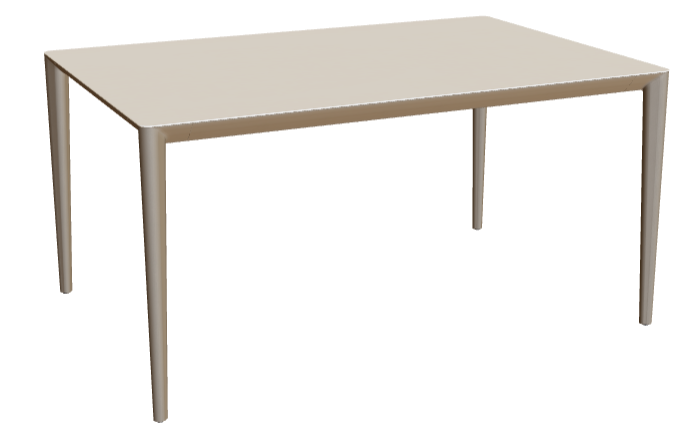 Royal Botania U-Nite Dining table 150 x 100 cm