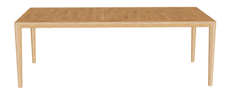 Royal Botania U-Nite Dining table 220 x 100 cm