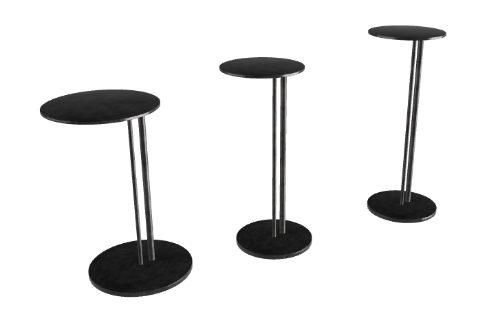Cattelan Italia Sting Brushed Coffee Table Set Of 3 MIX