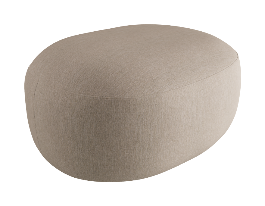 Sierra Pouf - 90 x 70 cm_Category B Fabrics_B141-T90