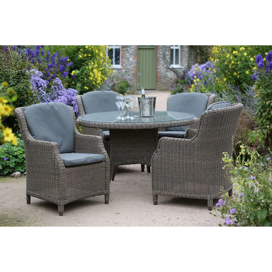 Ex Display | 4 Season Outdoor Victoria Dining Table Ø 120 Cm - 65% Off