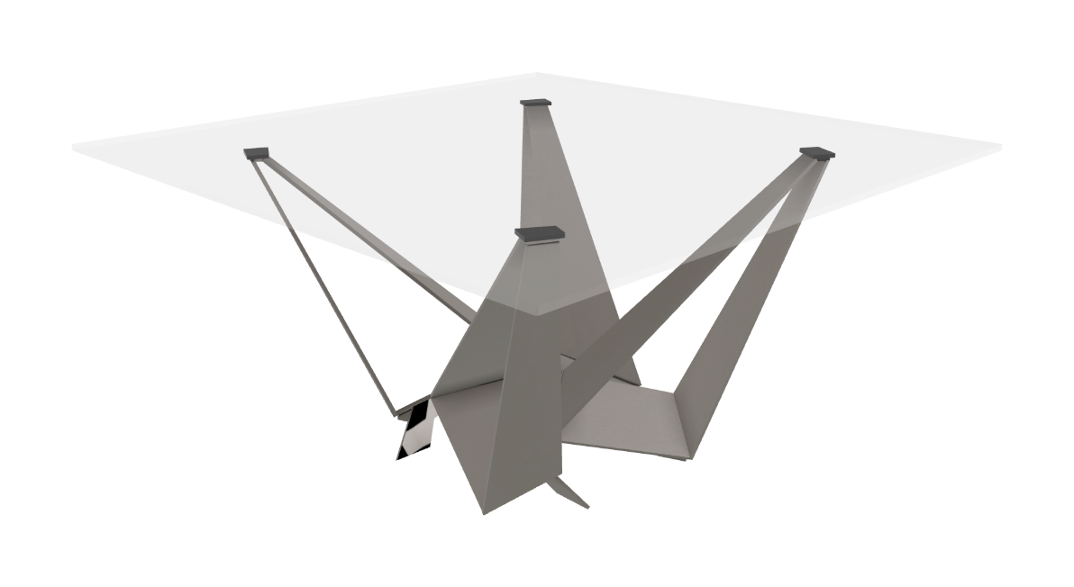 Cattelan Italia Skorpio Glass Dining Table