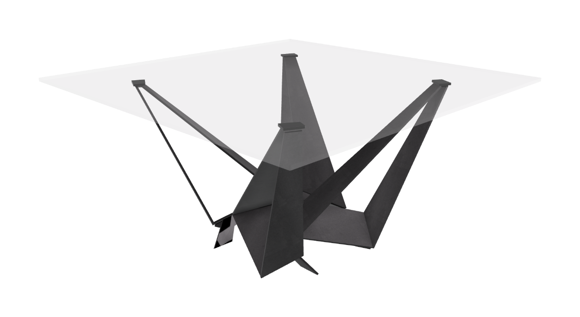 Cattelan Italia Skorpio Glass Dining Table