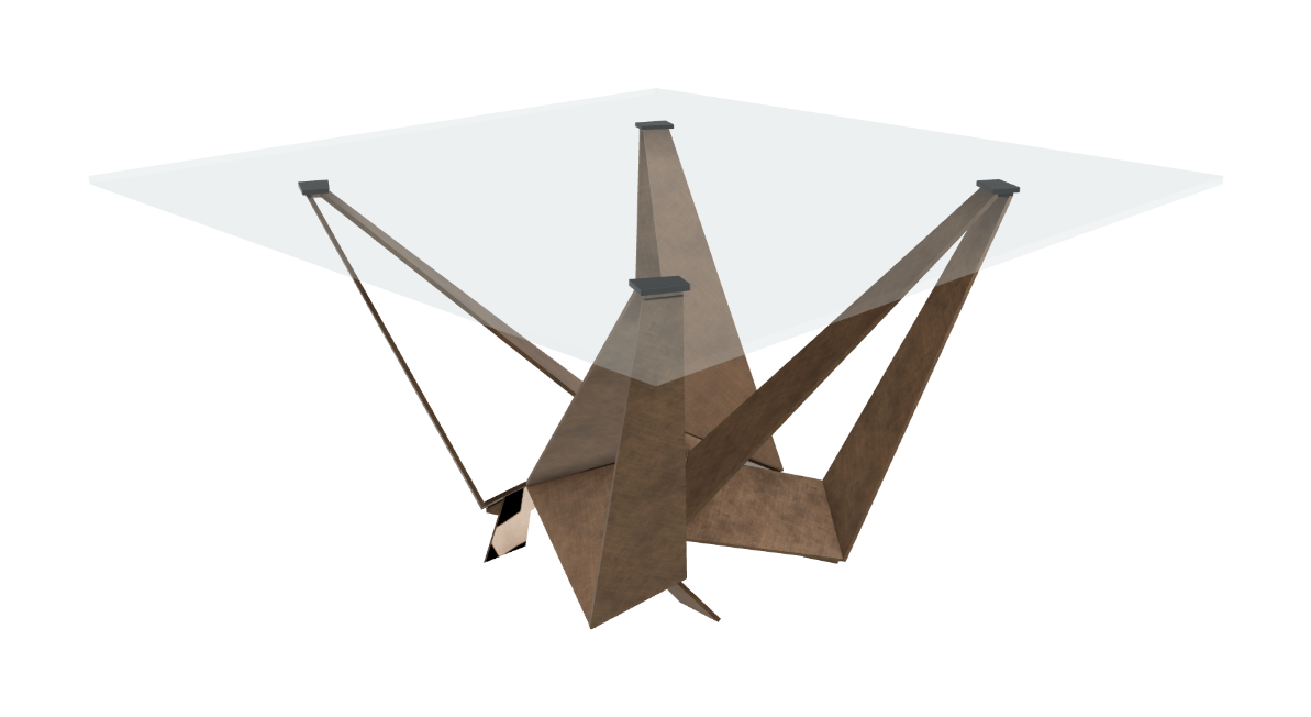 Cattelan Italia Skorpio Glass Dining Table