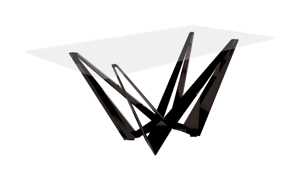 Cattelan Italia Skorpio Glass Dining Table