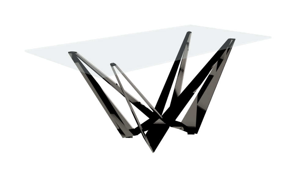 Cattelan Italia Skorpio Glass Dining Table